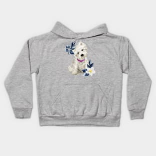 Westie Dog Kids Hoodie